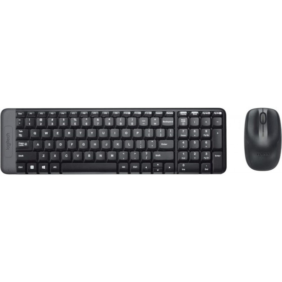 Logitech Mk220 Wireless Keyboard And Mouse Combo Black