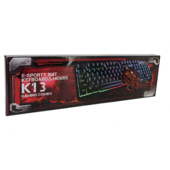 Oyun Klaviatura  K13 Gaming Combo + Sıçan